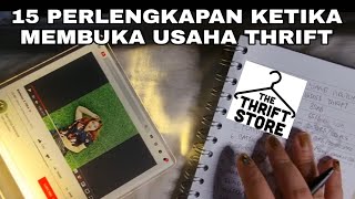 PERLENGKAPAN YANG DIBUTUHKAN SAAT MEMULAI BISNIS TRIFT [upl. by Carberry]