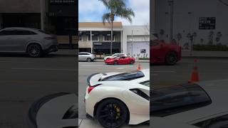 Ferrari 430 Scuderia and 488 Pista in Beverly Hills carspotting supercar ferrari [upl. by Barris]