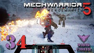 New Banshee Time  Mechwarrior 5  Career  Episode 34 [upl. by Alfeus]