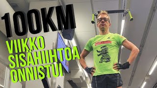 Hiihtoloma Hiihdin viikossa 100 km Ski Erg laitteella osa 2 [upl. by Blankenship106]