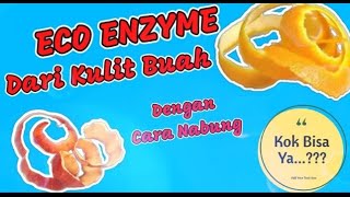 ECO ENZYME DARI KULIT BUAH BUAHAN  DENGAN CARA NABUNG [upl. by Evaleen988]