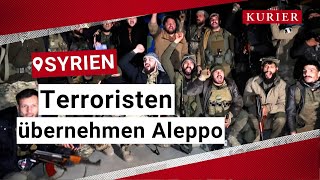 Syrien HTSRebellen erobern Aleppo – Eskalation im Bürgerkrieg [upl. by Bernita499]