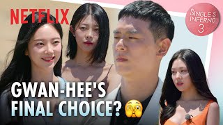 Does Hyeseon select Gwanhee or stay put  Singles Inferno 3 Ep 11  Netflix ENG SUB [upl. by Bonnes]