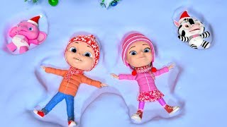 Deck The Halls  Christmas Carols amp Xmas Songs for Children  Cartoon Song by Little Treehouse [upl. by Bokaj]