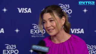 Ellen Pompeo Would LOVE to Work with Patrick Dempsey Again Exclusive [upl. by Enialed35]