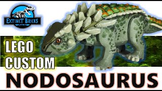 NODOSAURUS JURASSIC WORLD ALIVE LEGO CUSTOM I JURASSIC WORLD DOMINION нодозавр โนโดซอรัส nodosaurio [upl. by Cavan506]