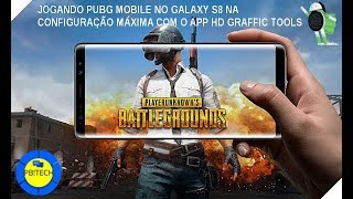 RODANDO PUBG MOBILE NO MÁXIMO NO S8 ANDROID 8 [upl. by Yreme24]