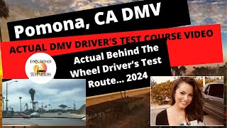 Pomona Ca DMV Behind The Wheel Test Drive Real Driving Road Course Exam [upl. by Sieracki]