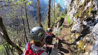 Via Ferrata  Mürren Switzerland [upl. by Kral382]