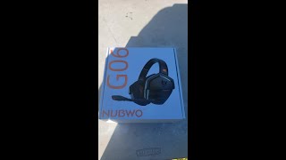 G06 NUBWO headset unboxing review [upl. by Norby]