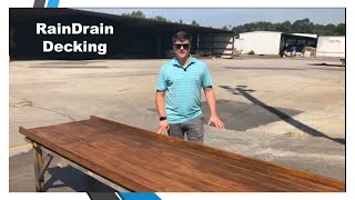 RainDrain Decking  Brazilian Wood Depot [upl. by Bremer]