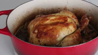 Pot Roast Chicken Recipe [upl. by Htiaf583]