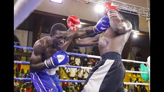 Matovu Ukasha Vs Kibira Owen Uganda Boxing Champions League [upl. by Naneik]