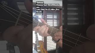 Finesse quotGelosaquot SferaEbbasta accompagnamento accordi tutorial chords free lessons fingersty [upl. by Amo]