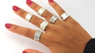 How to Make A Silver Ring DIY Jewelry Tutorial Course Trailer [upl. by Olrak]