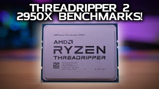 16CORE CPU WAR Threadripper 2 2950X Benchmarks vs i9 7960X [upl. by Ayekel]