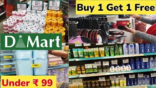 Dmart Latest Today offers 80 off  Dmart New variety Kitchenware Stainless Steel items [upl. by Ellinad301]