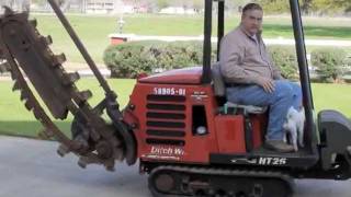 HT25 Ditch Witch Trencher 1 [upl. by Kahn816]