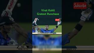 Greatest Runchase of Virat Kohli viratkohli chasemaster trending shorts [upl. by Lindi]