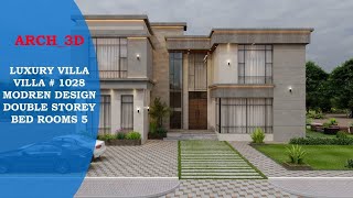 Modern Villa Design  Luxury Double Storey Villa in Dubai  Lumion 11 walkthrough [upl. by Reichert]