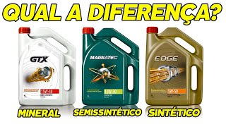 QUAL A DIFERENÇA OLEO MINERAL SEMISSINTETICO E SINTETICO Qual devo usar [upl. by Dekeles]