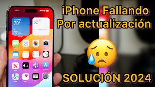 iPhone comgelado no funciona la pantalla😭 SOLUCION 2024 [upl. by Esinehc336]