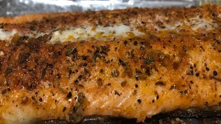 OVEN BAKED SALMON  Best Salmon Recipe ever [upl. by Aihsemat]