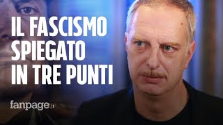 Il fascismo secondo Antonio Scurati quotFu Mussolini a coniare il termine antipoliticaquot [upl. by Htiduj204]