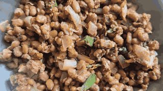 Thatta Payaru Varatiyathu  Red Cow Pea Roast side dish for rice [upl. by Amoeji]