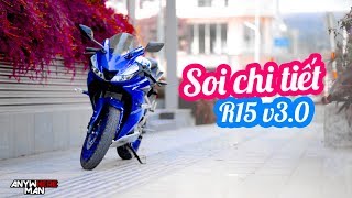 SOI CHI TIẾT R15 V3 CÓ GÌ  REVIEW  Vietnam motovlog [upl. by Dre]