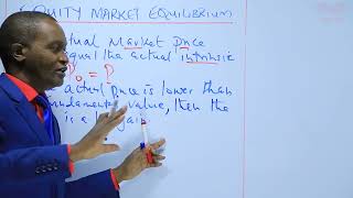 Equity Market Equilibrium  Lesson 2 [upl. by Ahseim]