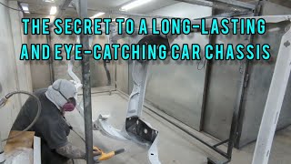 Powder Coating a Car Chassis How to Achieve a ShowQuality Finish  Ep 138  Unknown Coatings [upl. by Winslow560]