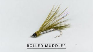 Rolled Muddler Fly Tying Tutorial [upl. by Nevi]