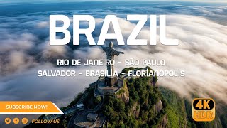 Top 5 cities to visit in Brazil 27 places to visit and accommodation deals I4K [upl. by Towney658]