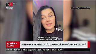 ROMÂNII DIN DIASPORA VOTEAZĂ MASIVȘtiri B1TV1 dec 2024 [upl. by Lenaj]