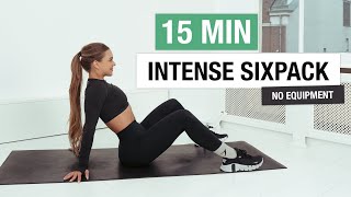 15 MIN SIXPACK AB WORKOUT  24day FIT challenge [upl. by Rask827]