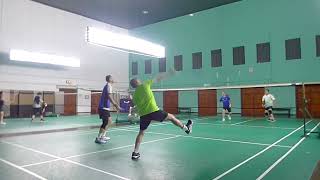 20Nov24 CRC Badminton David LeeTan Heap Chee vs Ong Hock AikSteven Wong Ying Mun [upl. by Subak]