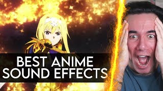 Best Sound DesignEffects In Anime History REACTION [upl. by Retxed]