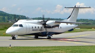 Dornier 328 DCOSY Privat Wings TakeOff at Bern [upl. by Charles616]