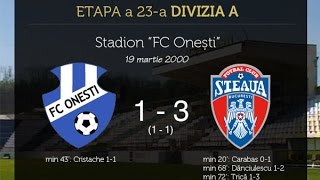 19032000 FC Onesti  Steaua 13 Etapa a 23a Divizia A [upl. by Lewes89]