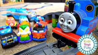 Thomas and Friends Meets the DC SuperFriends Herodrive  Sodor Storytime [upl. by Stephanus]