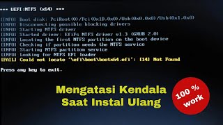 Cara Mengatasi quotCould Not Locate efibootbootx64efi quot Saat Instal Ulang Windows [upl. by Blader]