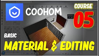 Coohom Course 05 Material And Editing [upl. by Marx]