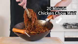 Chicken Chow Mein Ready in Only 20 Minutes [upl. by Attenaz208]