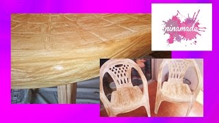 DIY Como customizar muebles de resina [upl. by Emee]