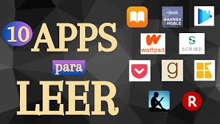 📚 10 APPS PARA LEER  Libros digitales ebooks [upl. by Richie987]