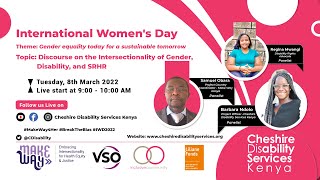 Topic Discourse on the Intersectionality of Gender Disability and SRHR I 8th March 2022 [upl. by Joktan172]