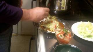 Burrito With Green Chili Colorado Style [upl. by Zampardi]