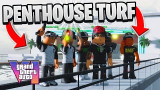 I GOT A PENTHOUSE TURF IN THIS NEW VICE CITY ROBLOX HOOD GAME ROBLOX GTA 6 [upl. by Aitahs894]