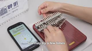 34 keys kalimba tuning video [upl. by Leirbma]